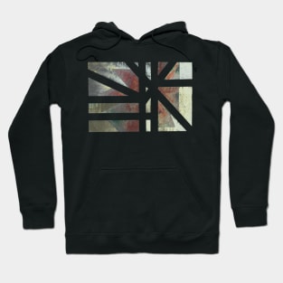 View of Weathered Abstract Christmas flower Hoodie